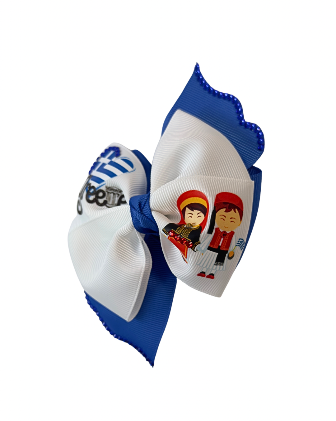 Greece Hair Bow (Greek)