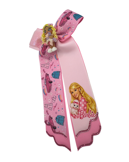 Pink Pup Bow