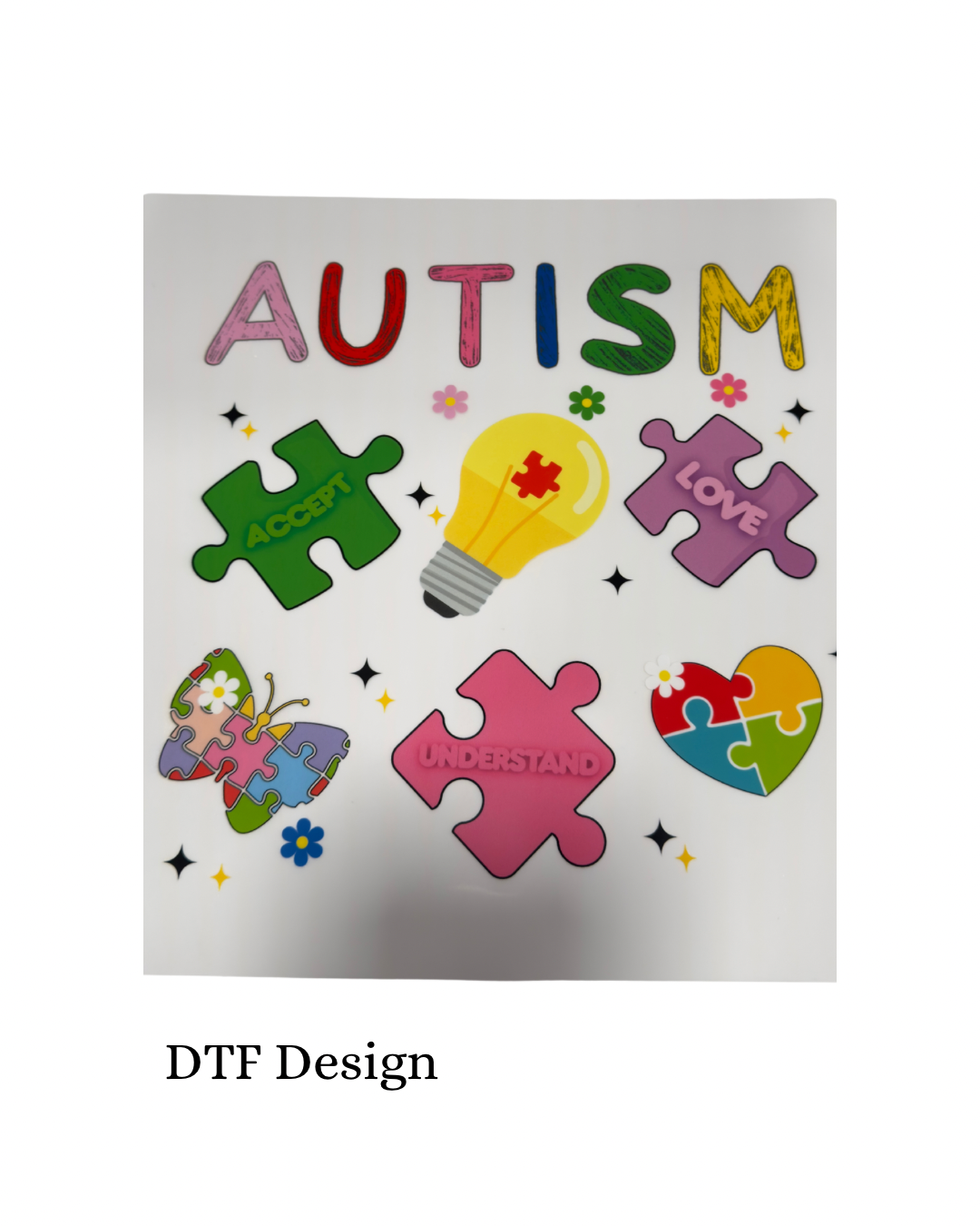 Autism Awareness Hair Bow