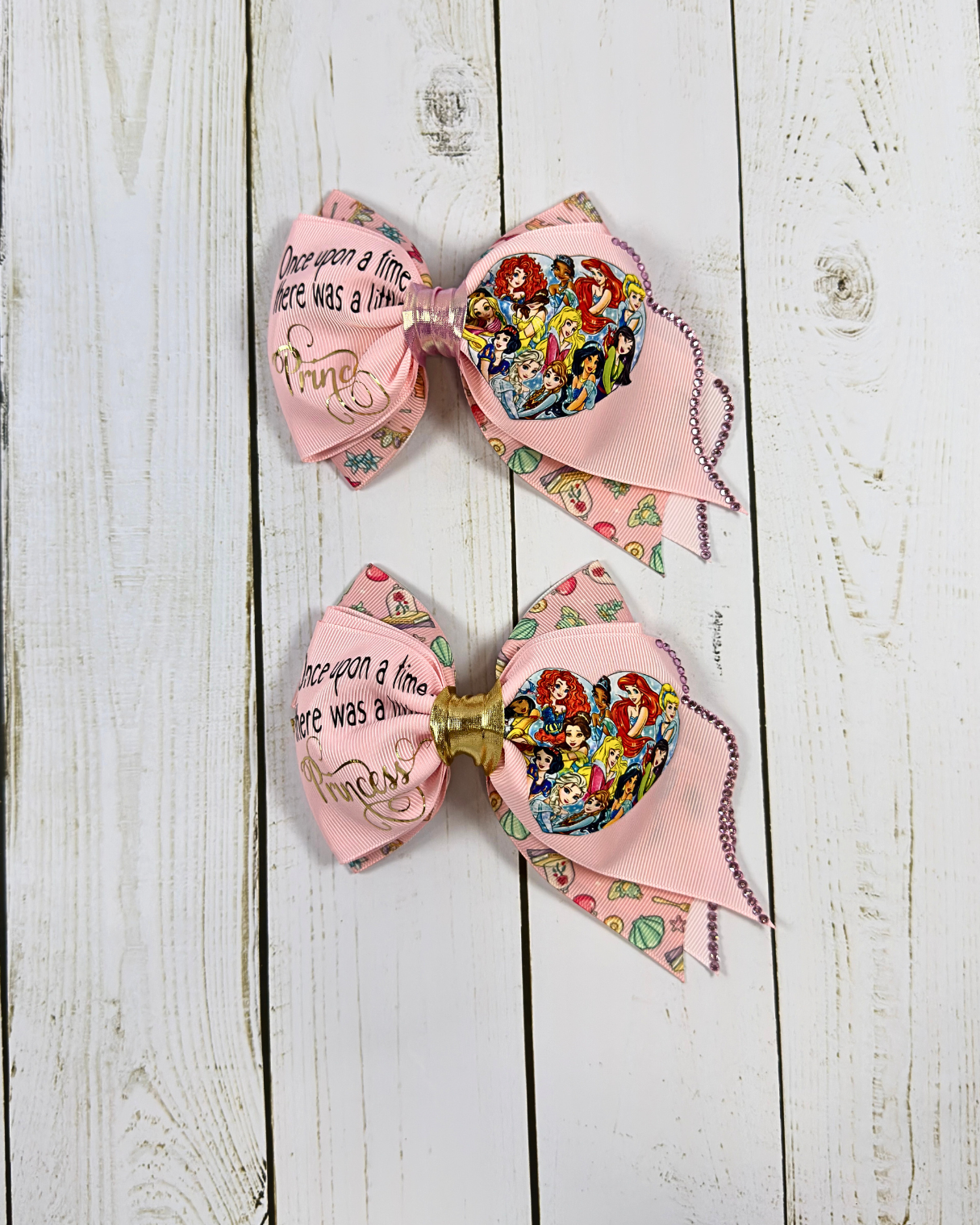 Princess club hair bow