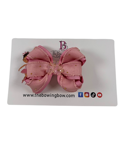 Mauve Elegant Hair Bow