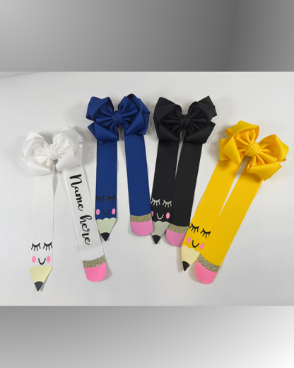 Pencil Hair Bow