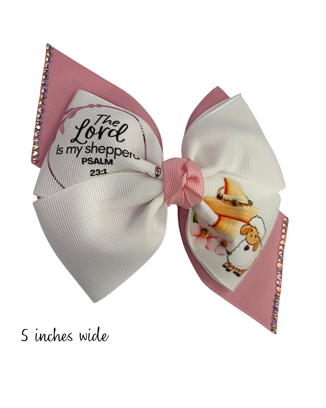 Christian Inspirational Hair Bow