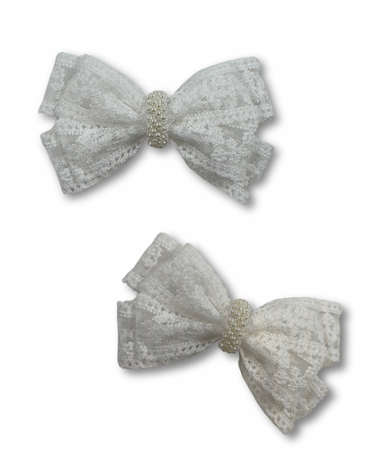 Lace Bow Set Trio
