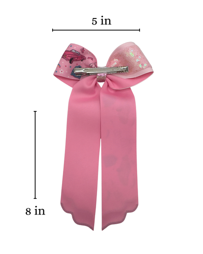 Pink Pup Bow
