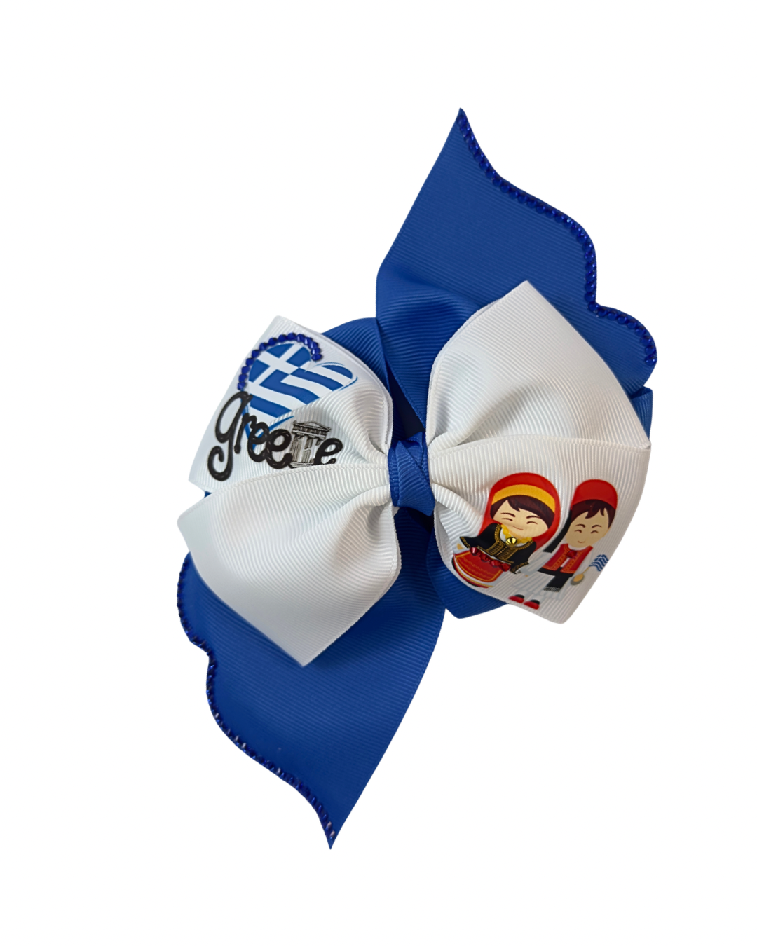 Greece Hair Bow (Greek)