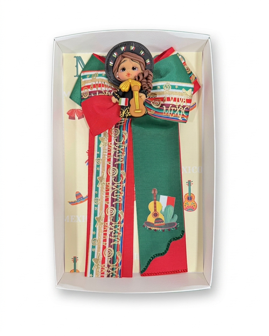 Mexican Mariachi Hair Bow (limited edition)
