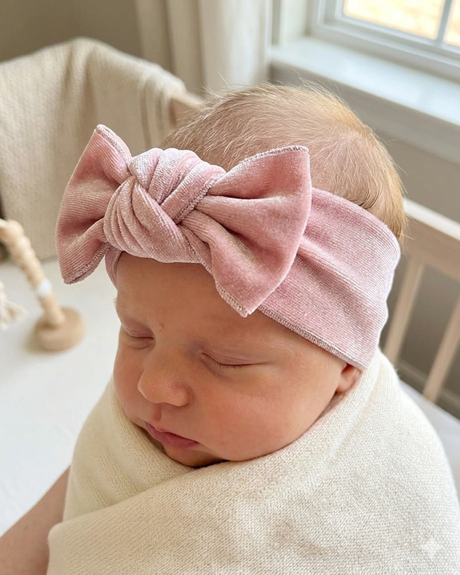 Baby bow knot head band