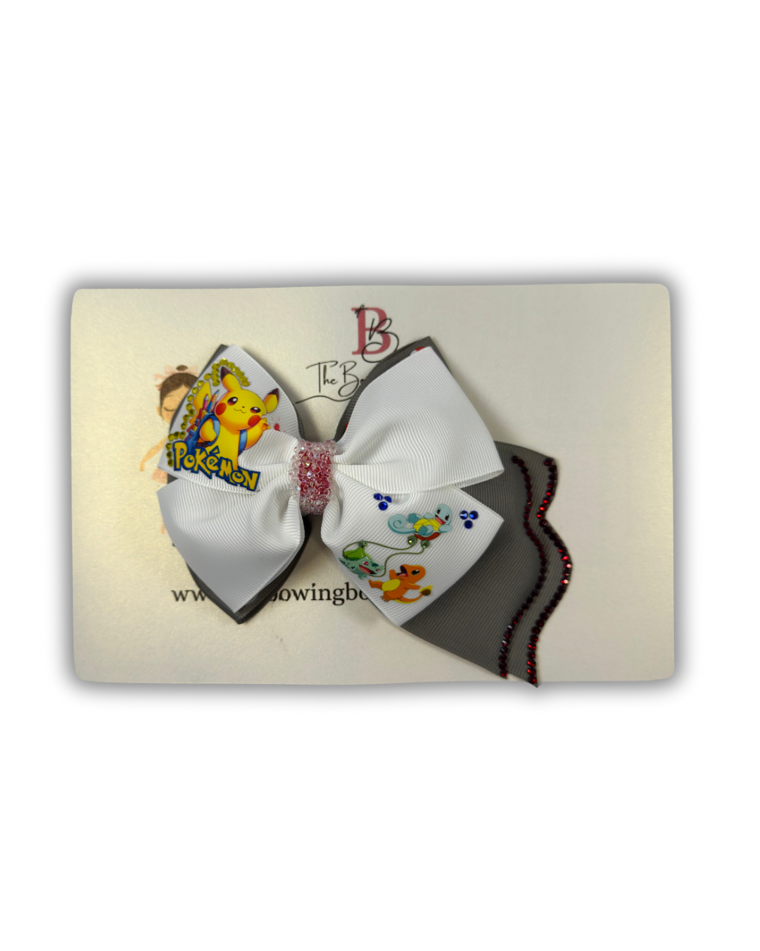 Pokemon Inspired Hair Bow