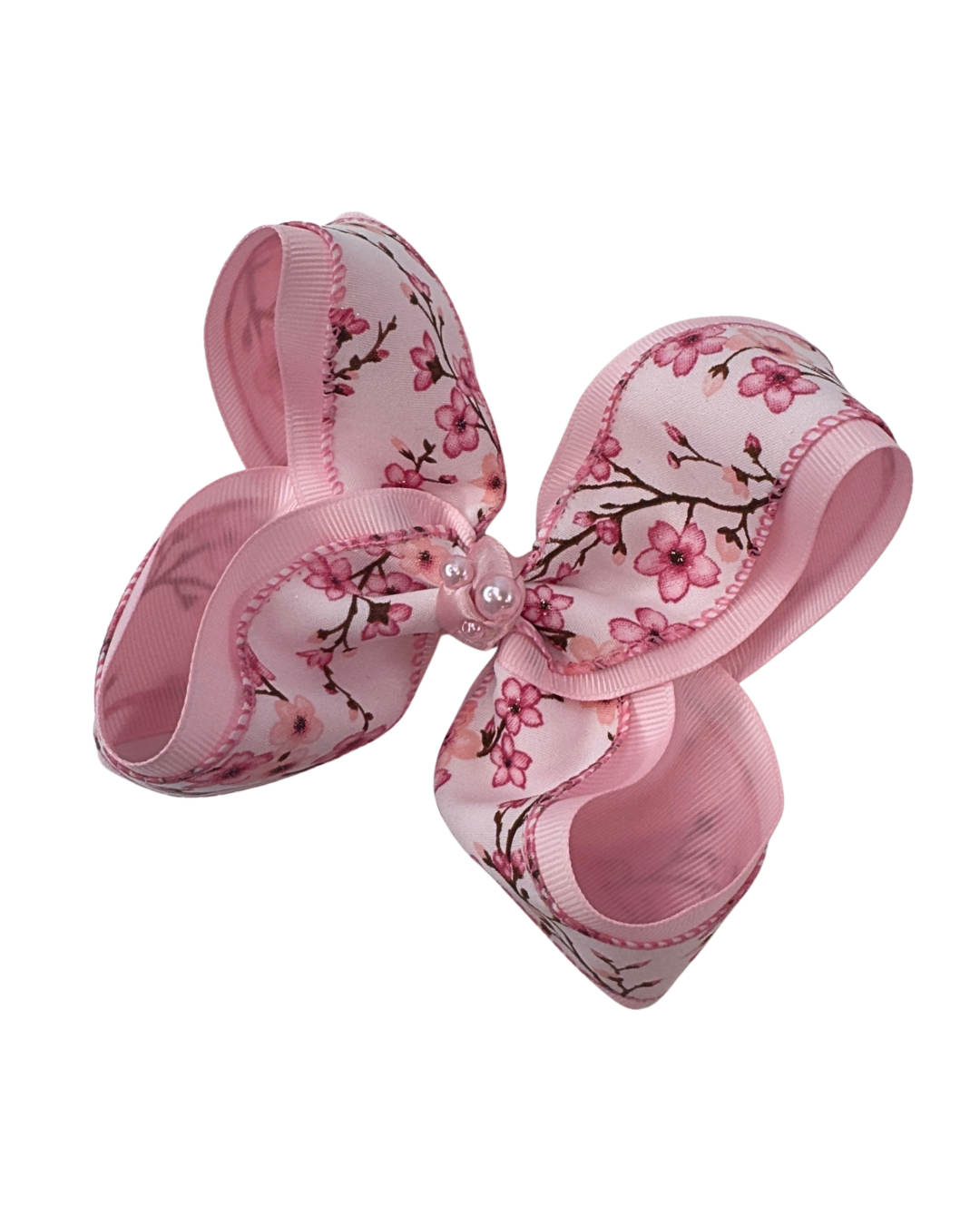 Cherry Blossom Boutique Style Hair Bow