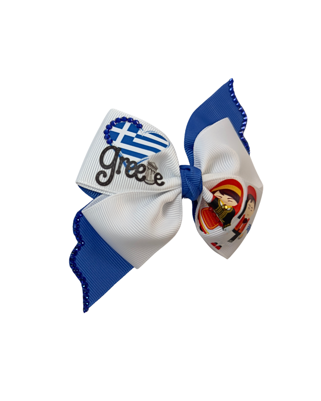Greece Hair Bow (Greek)