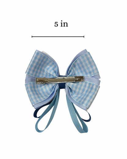 Vintage snoopy Style Blue Bow