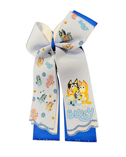 Blue-y Cheer Hair Bow Style