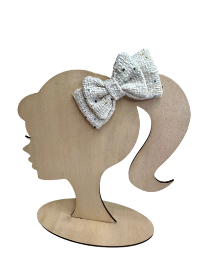 Tweed double small bow