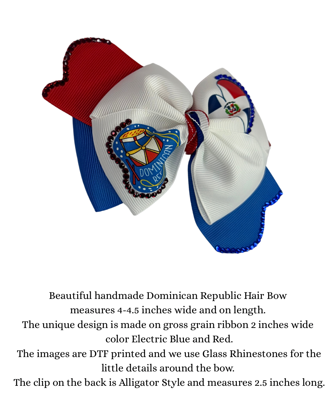 Dominican Republic Hair Bow
