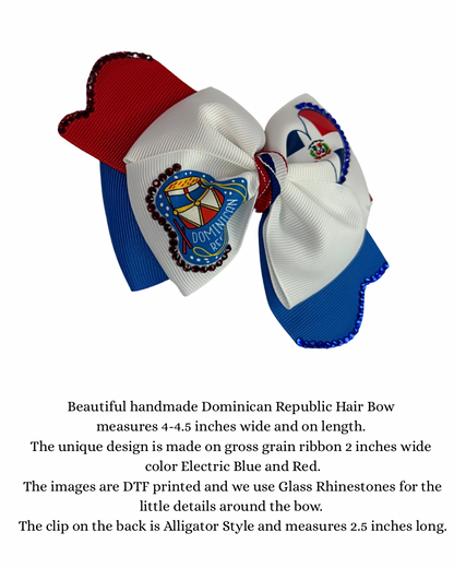 Dominican Republic Hair Bow