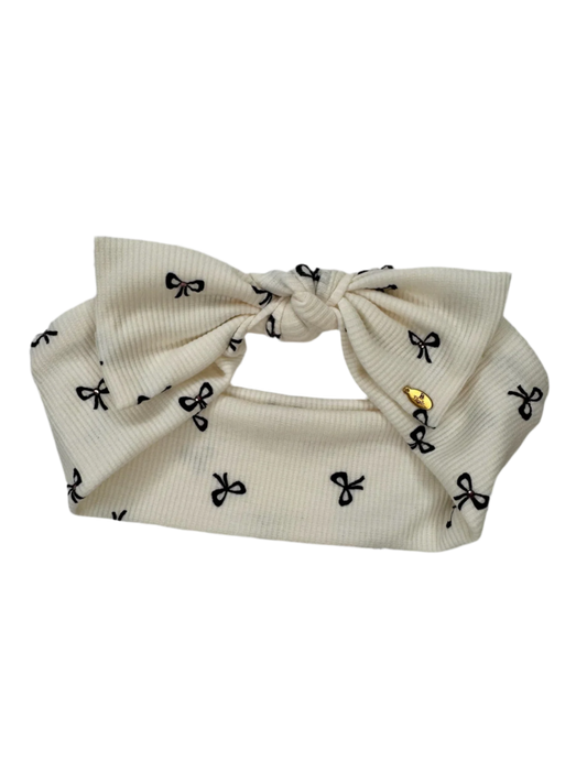 Classic Bow Print Headband