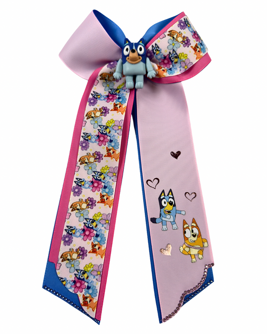 Pink Loving Friends Hair Bow