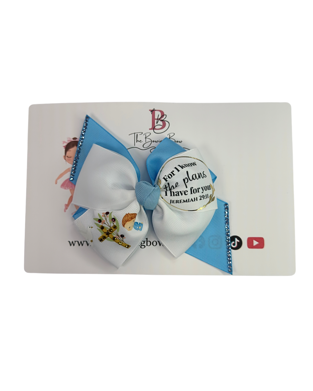 Christian Inspirational Hair Bow