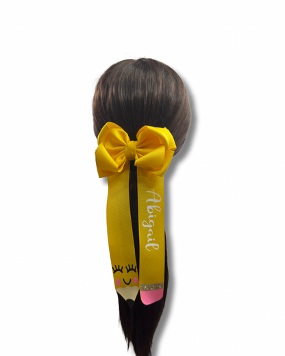Pencil Hair Bow