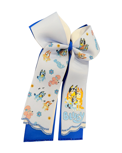 Blue-y Cheer Hair Bow Style