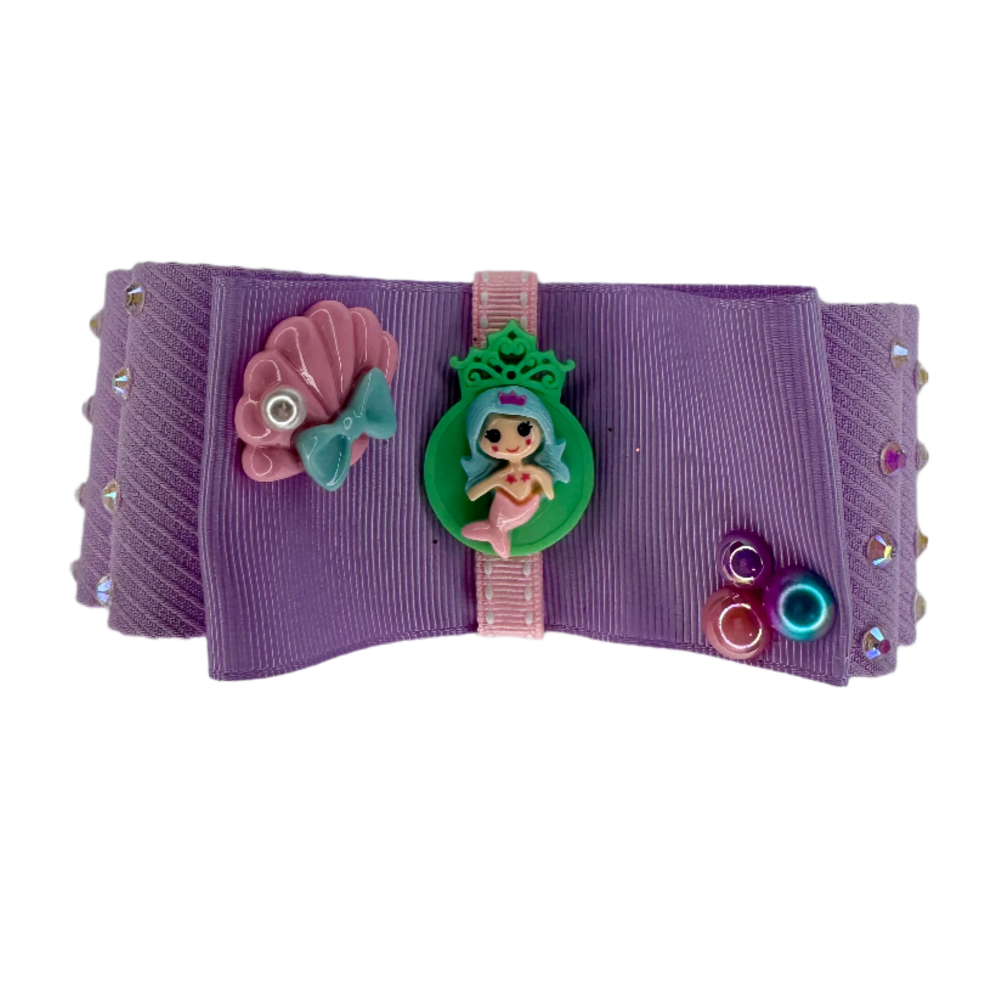 Mermaid Purple Bow