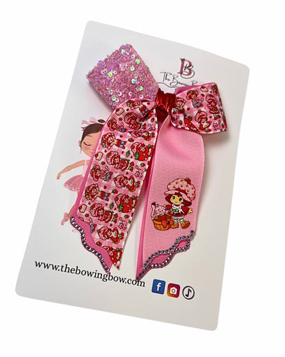 Strawberry Pie Hair Bow