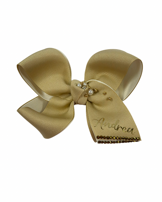 Mini boutique Personalized Hair Bow