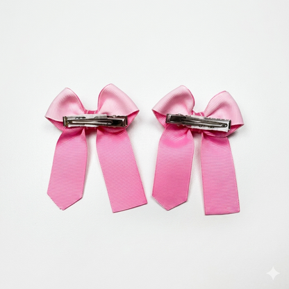 Crayon Style Hair Bow Mini Size