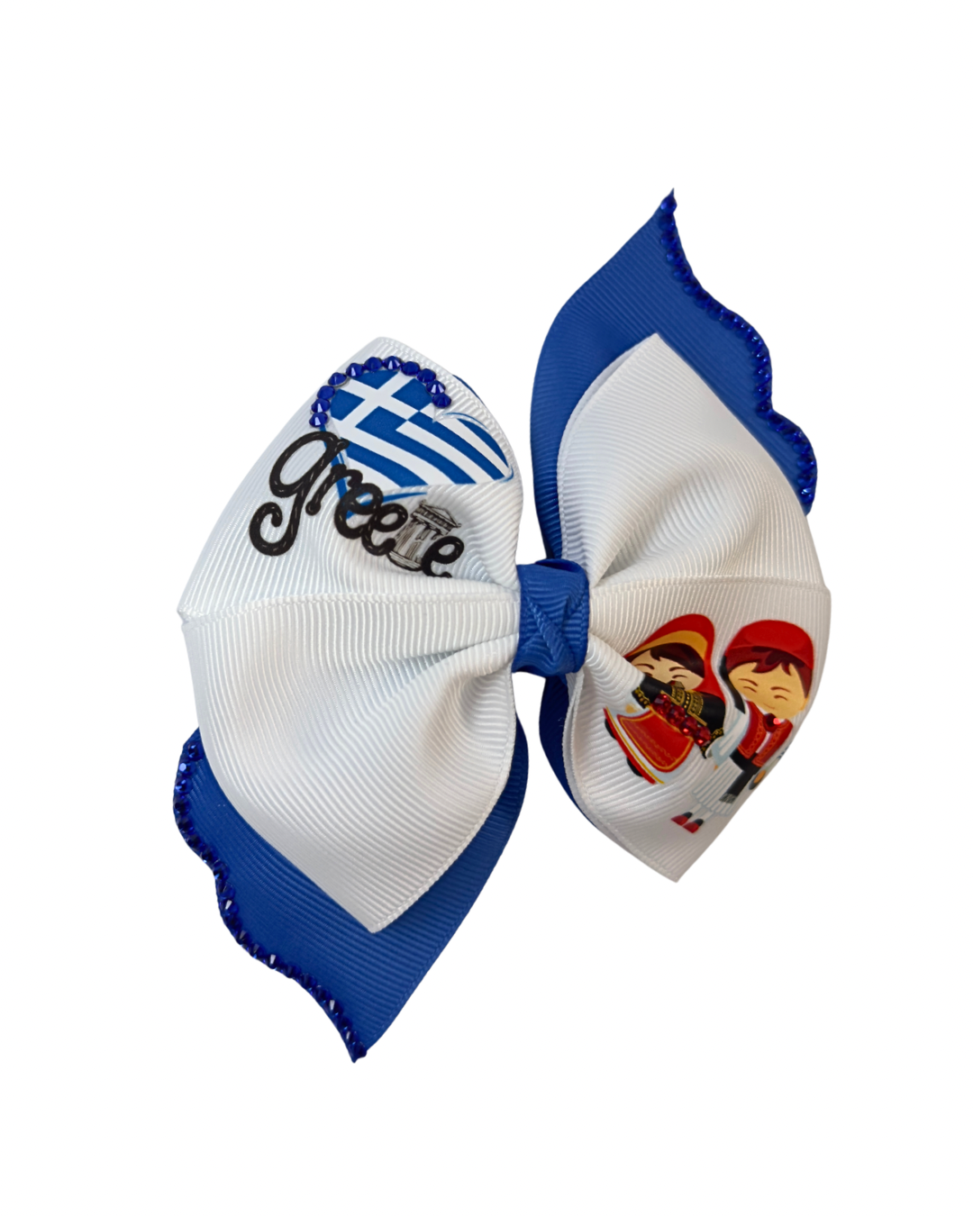 Greece Hair Bow (Greek)