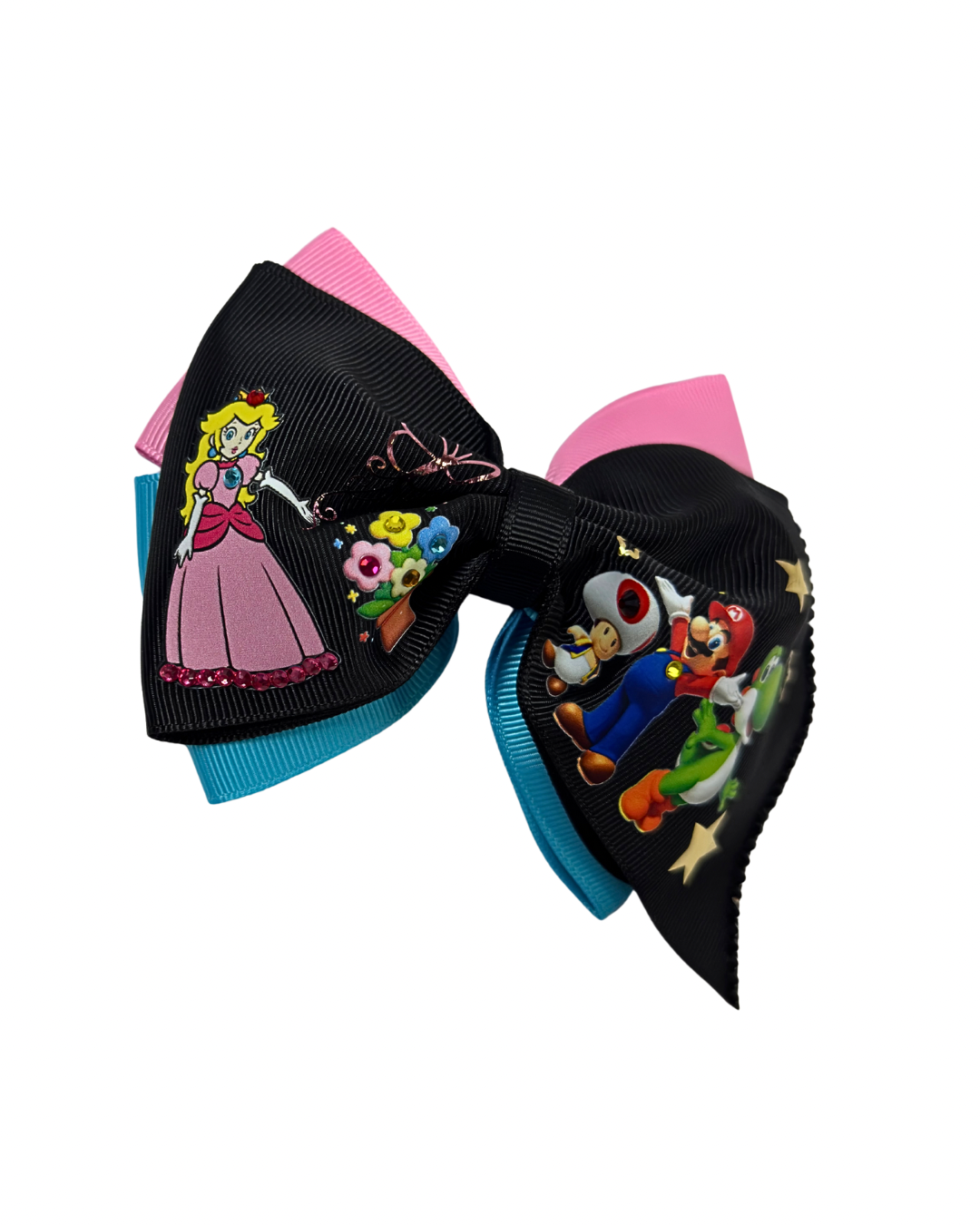Electric Gamer Hair Bow
