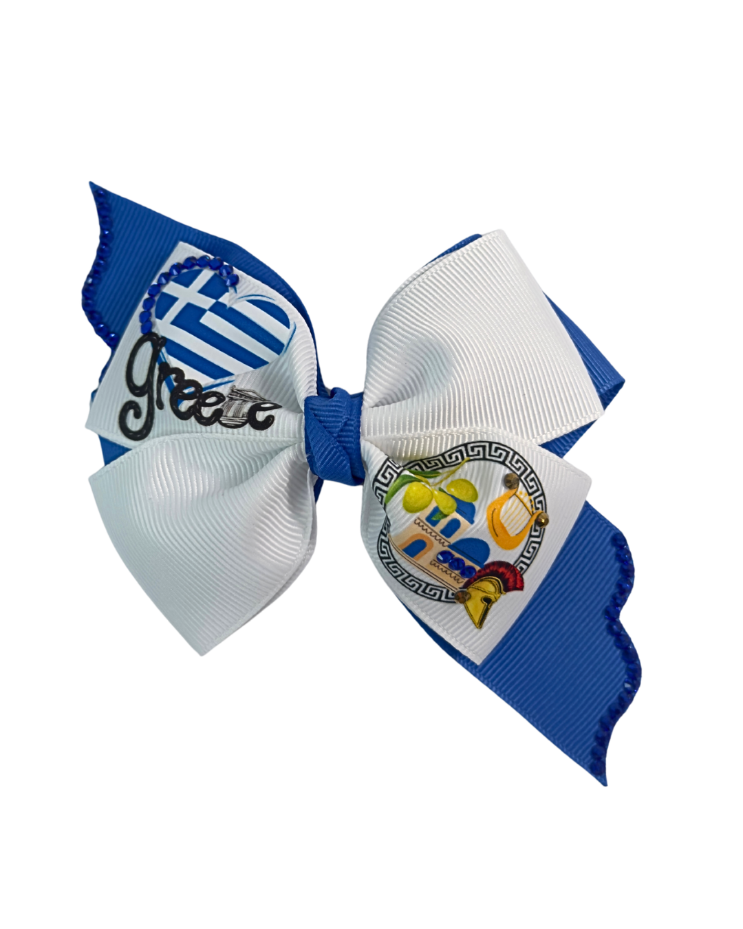 Greece Hair Bow (Greek)