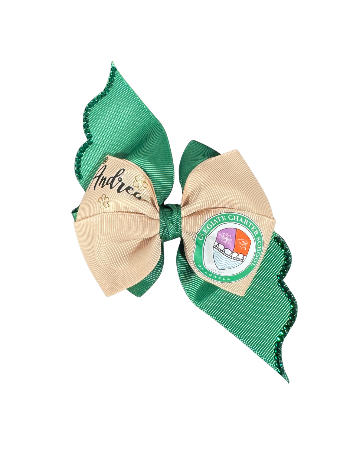 Collegiate Charter School Hair Bow