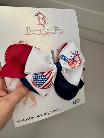 American Liberty Hair Bow