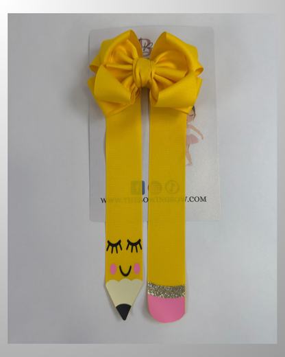 Pencil Hair Bow