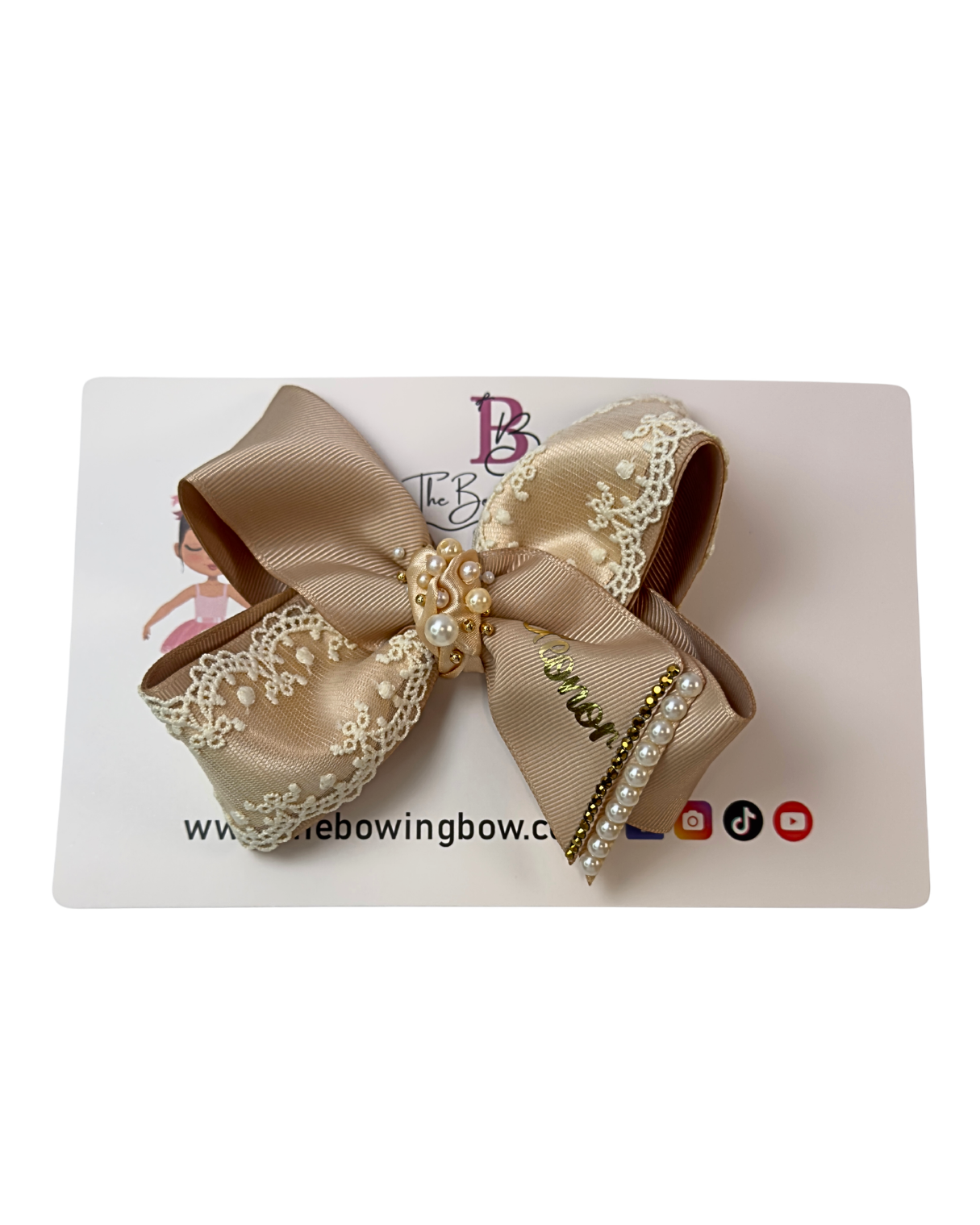 Leonor Lace Hair Bow