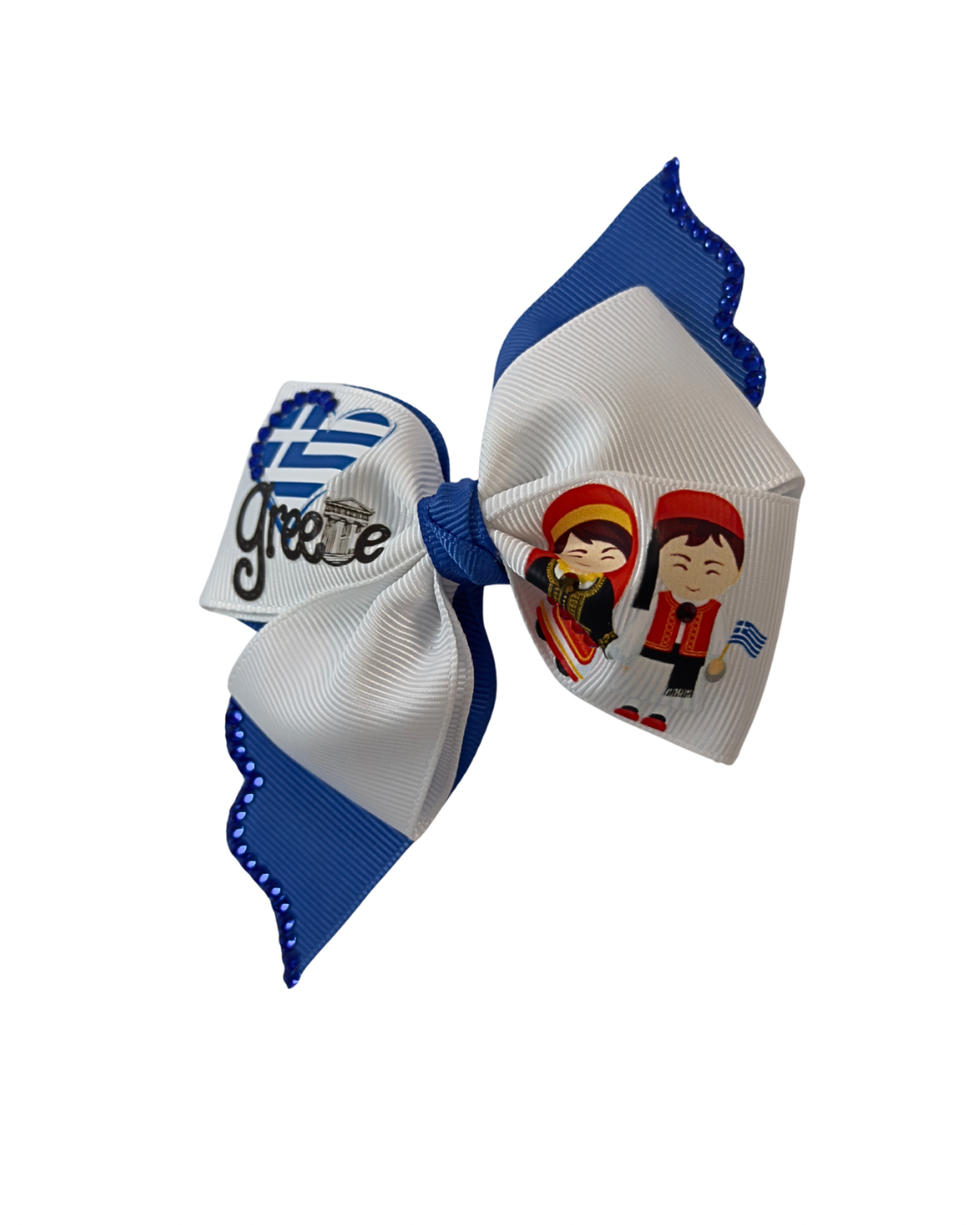 Greece Hair Bow (Greek)