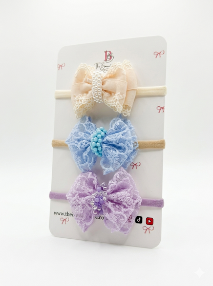 Baby Lace Hair Bow / Head Bands