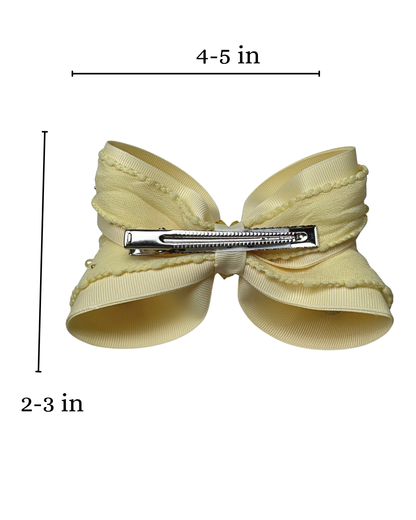 Elegant Hair Bow pastel colors