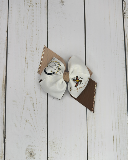 Christian Inspirational Hair Bow