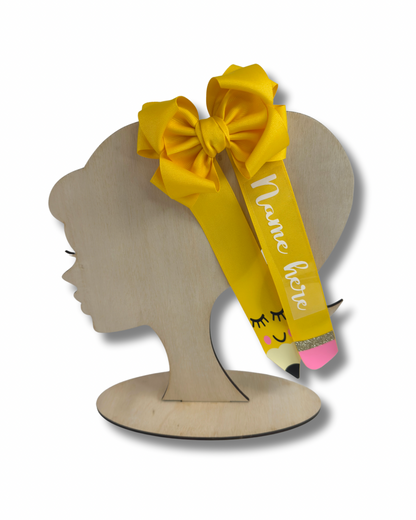 Pencil Hair Bow