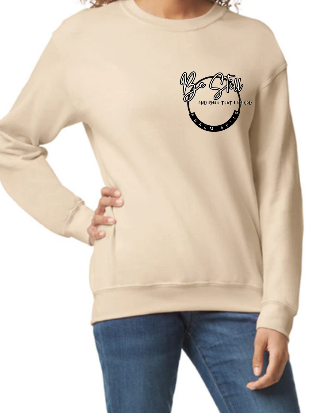 Be Still Crew Neck Sweater