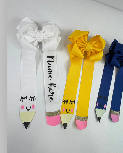Pencil Hair Bow