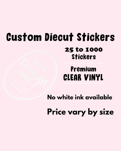 Custom Clear waterproof Stickers