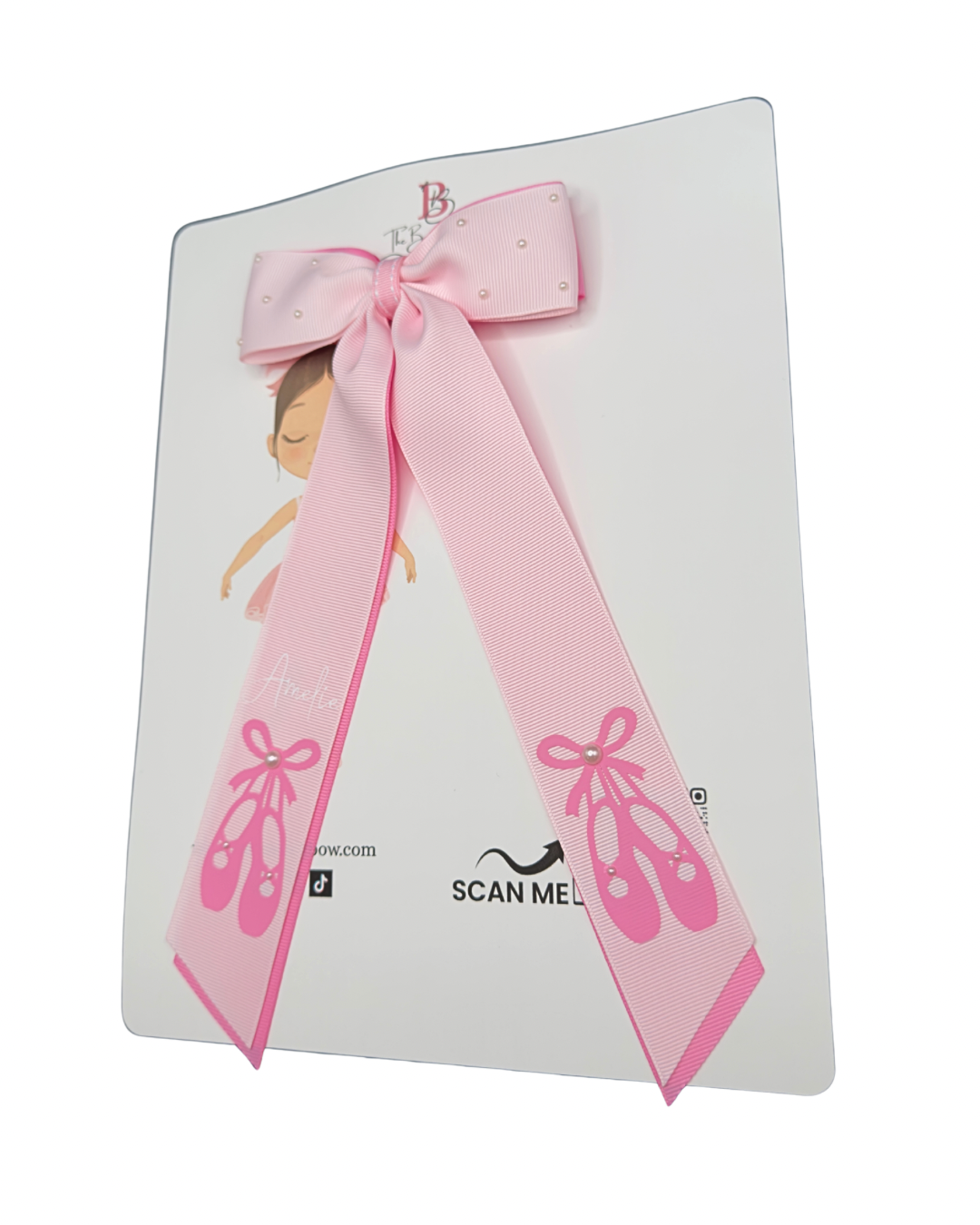 Pink Ballerina Hair Bow
