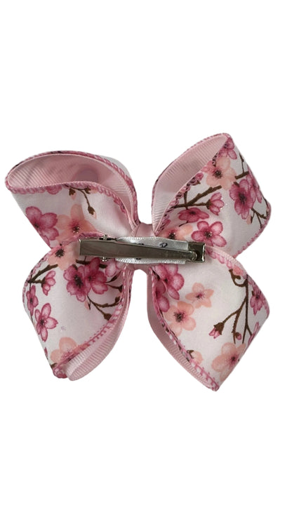 Cherry Blossom Boutique Style Hair Bow