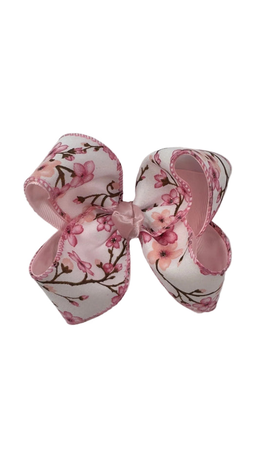 Cherry Blossom Boutique Style Hair Bow
