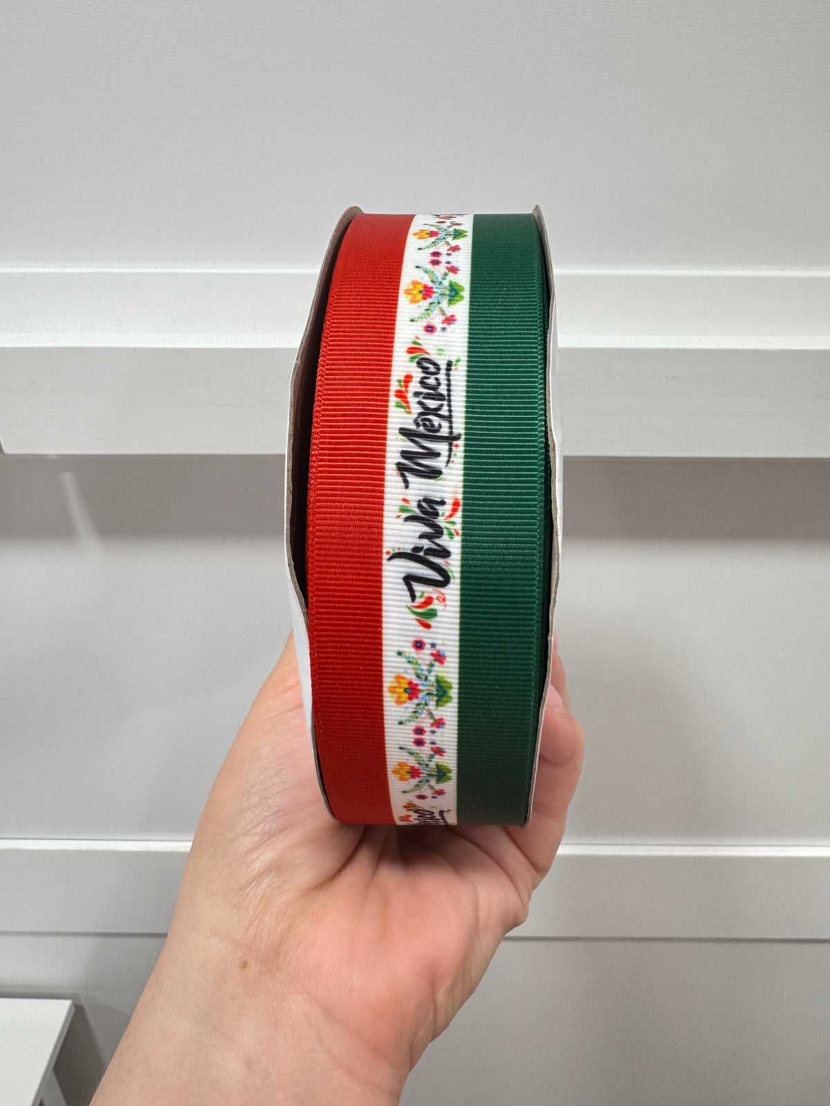 Printed Ribbon 1.5 in. Viva Mexico
