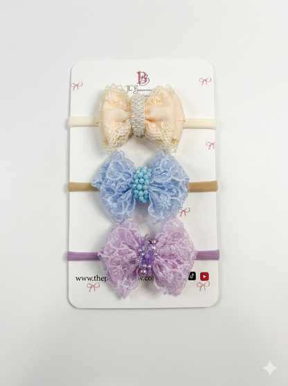 Baby Lace Hair Bow / Head Bands