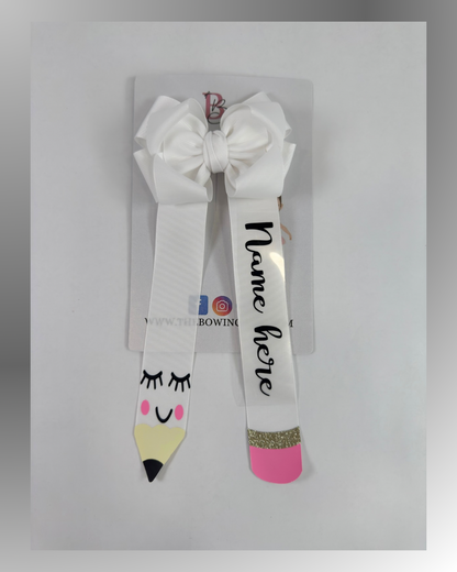 Pencil Hair Bow